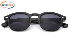 OCCHIALI DA SOLE TONDI NERI