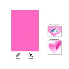 GOMMA EVA FOGLIO ROSA 40 X 60 CM