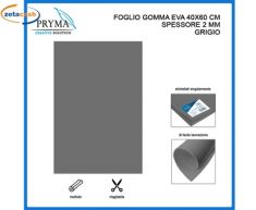 FOGLIO GOMMA EVA GRIGIO CM 60X40X 2mm