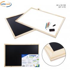 LAVAGNA 2 FACCE BIANCA E NERA CM 40X50 PRYMA