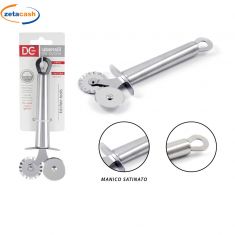 TAGLIAPASTA DOPPIA LAMA SATINATO CM 19X7