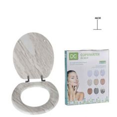 COPRIWATER MDF 37x42 CM MARMO CON CERNIERE REGOLABILI