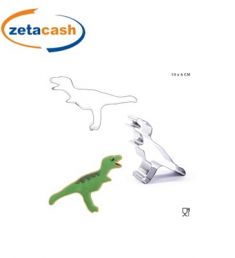 FORMINA PER BISCOTTI IN ACCIAIO A FORMA DI DINOSAURO