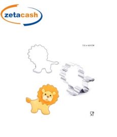 FORMINA BISCOTTI IN ACCIAIO A FORMA DI LEONE