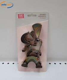 FORMINE DOLCI INOX UNICORN 4 PZ CM 4,6-9