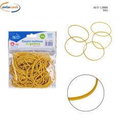 ELASTICI IN GOMMA 50g MULTIUSO 60X1,5mm PRYMA