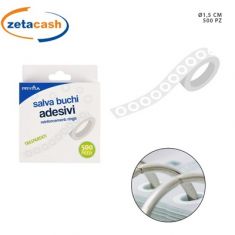 ADESIVI SALVA BUCHI TRASPARENTI 500 PEZZI