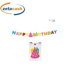 FESTONE BUON COMPLEANNO CM 12X13X3MT