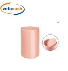 PATTUMIERA CON COPERCHIO BASCULANTE SALMONE CM 18X18X27