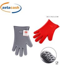 GUANTO IN SILICONE ROSSO CM.26,7X19,5X2