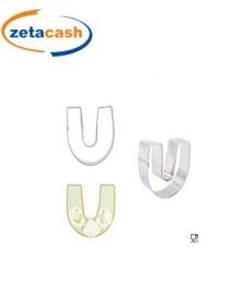 FORMINA IN ACCIAIO A FORMA DI LETTERA U