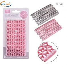 STAMPO A SBALZO EFFETTO PETALI CM 8X15