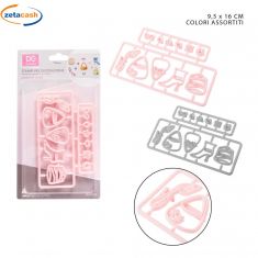 STAMPO TORTA ACCESSORI MODA IN PLASTICA