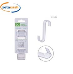 GANCIO PER PORTA TRASPARENTE CM 12X3 CM