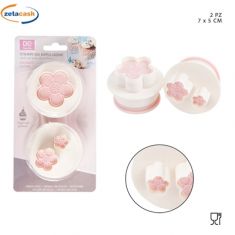 STAMPI PER DOLCI AD ESPULSIONE FIORI 2 PEZZI