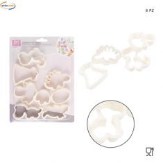 STAMPO DOLCI UNICORNO/ FLAMINGO 8 PEZZI