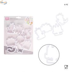 STAMPI PER DOLCI UNICORNO FLAMINGO 8 PEZZI