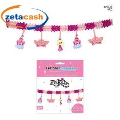FESTONE PRINCIPESSA 3 MT 8 PEZZI