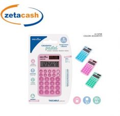 CALCOLATRICE A 8 CIFRE A ENERGIA SOLARE E BATTERIA