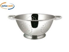 COLAPASTA POKER ACCIAIO INOX CM 20