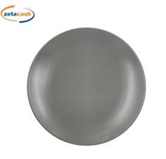 PIATTI FRUTTA IN CERAMICA GRIGIO DIAM 20 CM 6 PEZZI