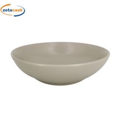PIATTI FONDI IN CERAMICA TORTORA CHIARO DIAM 20 CM 6 PEZZI