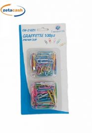 GRAFFETTE PAPER CLIP COLORATE 100 PEZZI