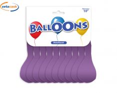 PALLONCINI VIOLA METALLIZZATI 10 PEZZI