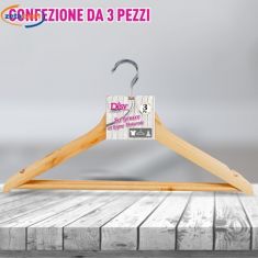 GRUCCE IN LEGNO 3 PZ
