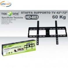 SUPPORTO FISSO PER TV DA 42 A 72 POLLICI