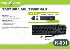 TASTIERA COMPUTER COMPATIBILE CON TUTTI I SISTEMI OPERATIVI