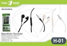 CUFFIE STEREO 115 CM CON MICROFONO E CONTROLLO VOLUME