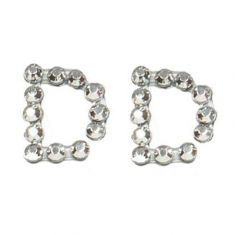 LETTERA "D" ADESIVA 25 PZ. CON BRILLANTI.