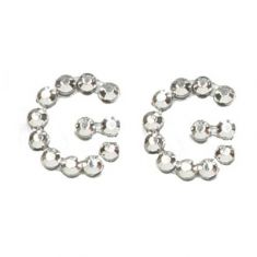 LETTERA "G" ADESIVA 25 PZ. CON BRILLANTI.