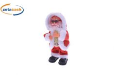 BABBO NATALE CON MOVIMENTI A BATTERIE CM 30