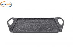 PIASTRA GRILL RETTANGOLARE TOGNANA PER INDUZIONE 35 x 28 CM