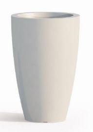 VASO PRISMA ROUND BIANCO DIAM 33 CM H 50