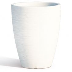 VASO ADONE ROUND BIANCO DIAM 30 H 38 CM