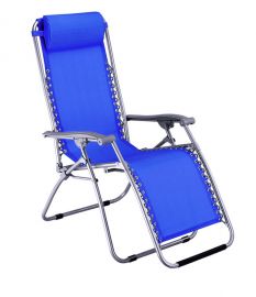 POLTRONA RELAX "VIRTUS" 165X65XH.113 BLUE