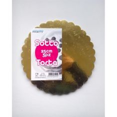 SOTTOTORTA 3 PZ. ORO. MISURA: CM. 25