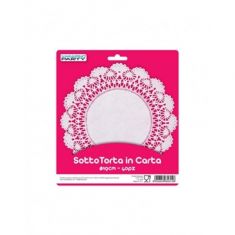 SOTTOTORTA IN CARTA 40 PZ BIANCHI SMERLATI