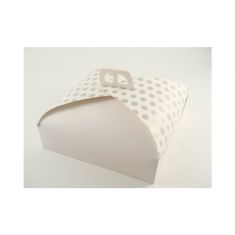 PORTA TORTE POIS COLORATI 33 X 33 CM