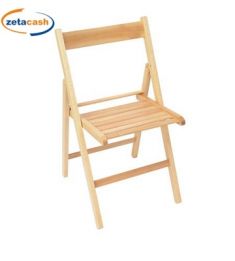 SEDIA PIEGHEVOLE HAPPY HOUR LEGNO NATURALE