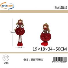 BAMBOLA BALL PAIETTE ROSSE