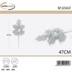 MINIBACCHE CON FOGLIE ARGENTATE