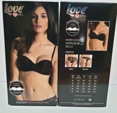 REGGISENO FASCIA IMBOTTITO MODELLO CLAUDIA BIANCO TAGLIA 1