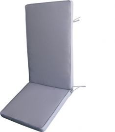 CUSCINO SCHIENALE MEDIO GRIGIO SFODERABILE