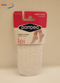 CALZINO MODA DONNA POMPEA BIANCO