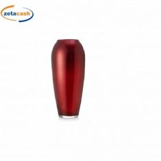 VASO FIDELIS ROSSO METALLIZZATO GLITTER H 37 CM