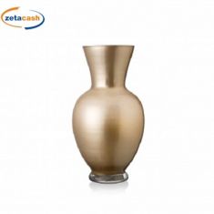VASO ADONE ORO METALLIZZATO ORO GLITTER H 37 CM